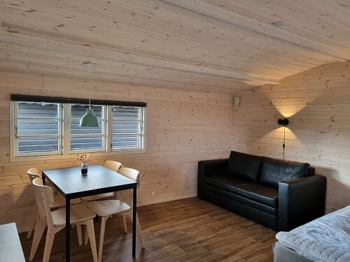 Eettafel in de trekkershut