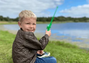 Kinderen die vissen