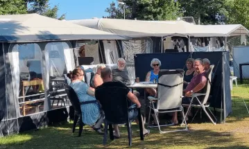 Familiehygge på campingpladsen