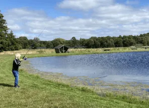 Vissen bij het meer