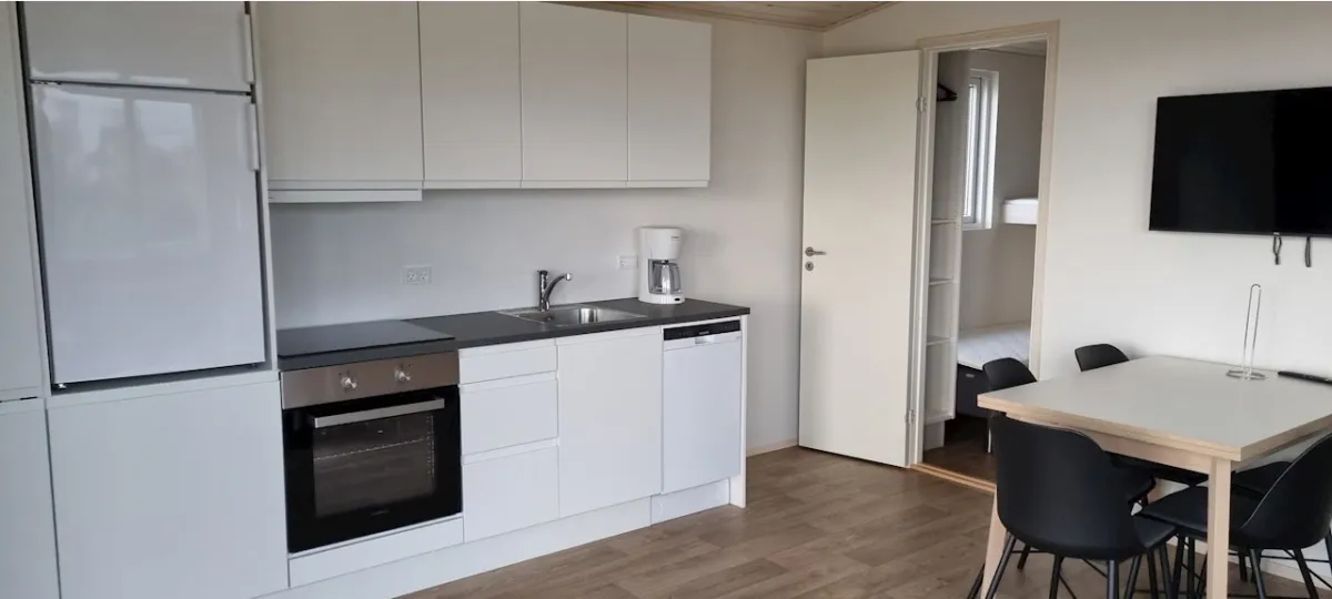 Keuken in het Limfjord-huisje