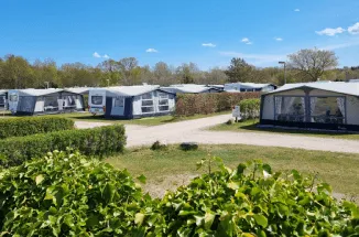Sæsonpladser på campingpladsen