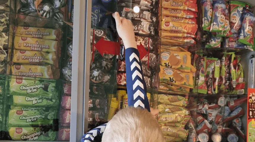 Verkoop van ijsjes