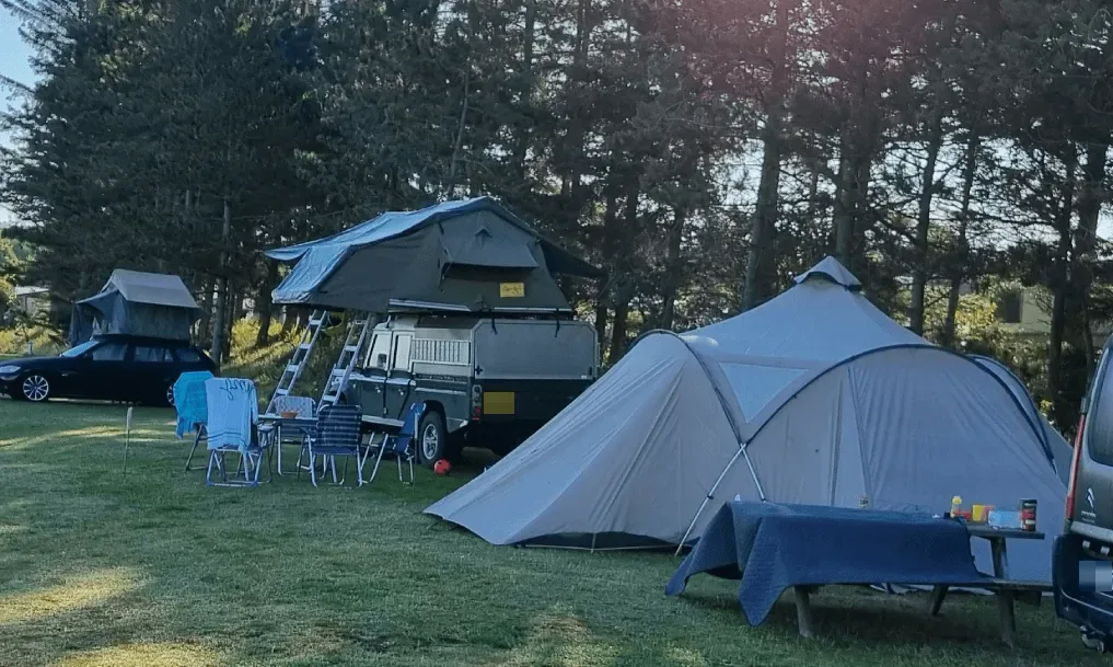 Tentplaats aan de Limfjord